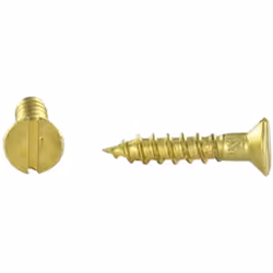 Vis bois Laiton Tête fraisée TF Fendue 4X30 Autre références : 3663072000766 OVBL4030 09906 961865 50003430 13024030000 87725 ...