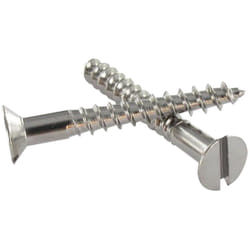 Vis Express - Vis bois Laiton chrome Tête fraisée tf Fendue 5X30-1 piece