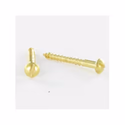 Vis bois Laiton Tête ronde TR Fendue 2.5X20 Autre références : 3663072001169 130425200000 FVISDV922 FVISDV922