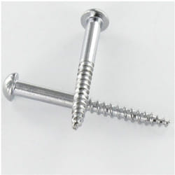 Vis Express - Vis bois Laiton chrome Tête ronde tr Fendue 4X30-1 piece