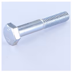 Corps de boulon filetage partiel Tête hexagonale TH M24X90 Classe 10.9 Acier zingué blanc Autre références : 3663072004849