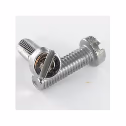 Vis métaux Laiton nickelé Tête cylindrique TC Fendue M4X25 Autre références : 3663072006317