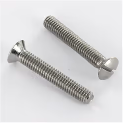 Vis métaux Laiton chrome Tête fraisée bombée TFB Fendue M4X12 Autre références : 3663072006539 LC35145 VMF4X12LCH