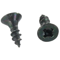 Vis Express - vba Vis bois agglo Tête fraisée tf Pozi N°1 3X15 Filetage total Acier zingué noir-1 piece