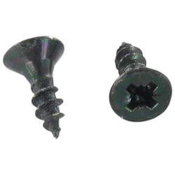 VBA Vis bois agglo Tête fraisée TF Pozi N°2 3.5X15 Filetage total Acier zingué noir-1 piece
