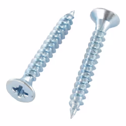 Vis bois et aggloméré savis vba Tête fraisée TF Pozi 2 3.5X40 Filetage total Acier zingué Diamètre = 3.5, Longueur = 40, Revê ...