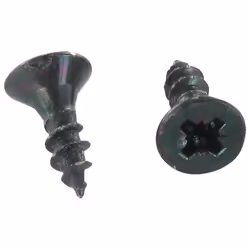 VBA Vis bois agglo Tête fraisée TF Pozi N°2 5X25 Filetage total Acier zingué noir Autre références : 3617501355507 VV05025VAN ...