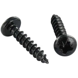 Vis Express - vba Vis bois agglo Tête ronde tr Pozi N°2 4X15 Acier zingué noir-1 piece