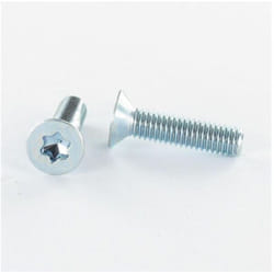 Vis Express - Vis métaux Tête fraisée tf torx T30 M6X12 Classe 4.8 Acier zingué-100 pièces