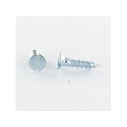 Vis bois Tête fraisée TF Fendue 5X25 Acier zingué blanc-1 piece