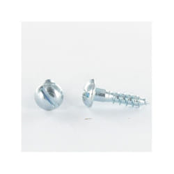 Vis bois Tête ronde TR Fendue 4X30 Diamètre de tête: 7 Acier zingué blanc-1 piece