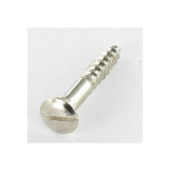 Vis Express - Vis bois Tête fraisée bombée tfb Fendue 4X20 Acier nickelé-1 piece