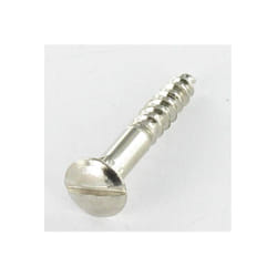 Vis bois Tête fraisée bombée TFB Fendue 4X25 Acier nickelé-1 piece