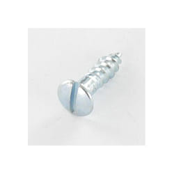 Vis bois Tête fraisée bombée tfb Fendue 4.5X40 Acier zingué blanc-1 piece