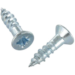 Vis bois Tête fraisée tf Pozi 2 3.5X32 Acier zingué blanc-1 piece