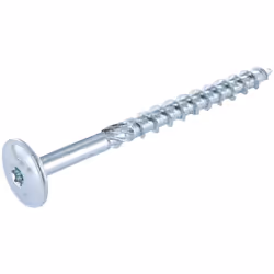 VBA Vis bois agglo Tête disque TORX T40 8X180 Acier zingué Autre références : 3617500595560 VISROND8X180 113201 AN