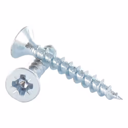 VBA Vis bois agglo Premium Tête fraisée TF Pozi N°1 3X17 Acier zingué Autre références : 3617500555793 156094 2306000 0008908 ...
