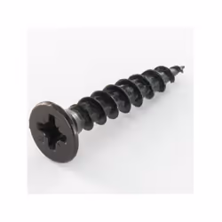VBA3 Tête fraisée TF Pozi 4X30 Acier zingué noir Autre références : 3663072019843 Y1K0302291 VO30040TF1 VIS4X30TFCN QVPOZI043 ...