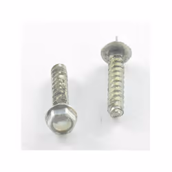Vis bois et agglomeré VBA Tête hexagonale TH Embase collerette 3.5X20 Sans pointe Clé 5.5 Acier zingué Autre références : 361 ...