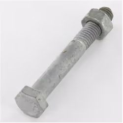 Boulon (vendu avec Ecrou) Tête hexagonale TH M16X60 Classe 8.8 Forte tenue à la corrosion Acier galvanisé à chaud Autre référ ...