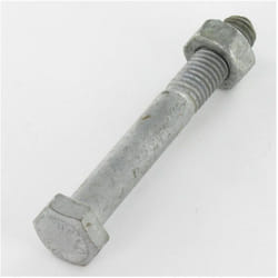 Vis Express - Boulon (vendu avec Ecrou) Tête hexagonale th M16X60 Classe 8.8 Forte tenue à la corrosion Acier galvanisé-1 piece