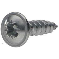 Vis Express - vba Vis bois agglo Poelier tête ronde large trl Pozi N°2 3.5X15 Filetage total Diamètre de tête: 8 Acier zingué-1 piece