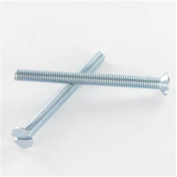Vis Express - Vis métaux Tête fraisée tf Fendue M5X50 Acier zingué blanc-1 piece