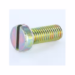 Vis métaux Tête cylindrique TC Fendue M4X18 Bichromaté Autre références : 3663072031128 1.90.101.08 072616