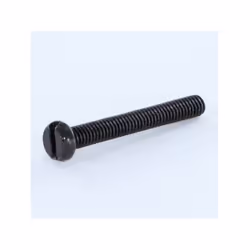 Vis métaux Tête cylindrique TC Fendue M5X10 Acier zingué noir Autre références : 3663072031487