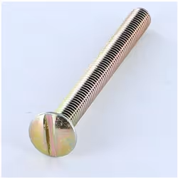 Vis métaux Tête fraisée bombée TFB Fendue M4X45 Bichromaté Autre références : 3663072032491