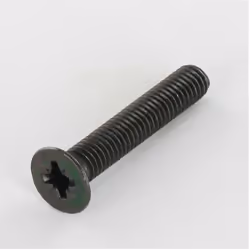 Vis métaux Tête fraisée TF Pozi N°2 M4X25 Acier zingué noir Autre références : 3617500139368 VISMT123 V025040MF1 40600041