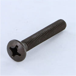 Vis métaux Tête fraisée bombée tfb Pozi M5X40 Acier zingué noir-1 piece
