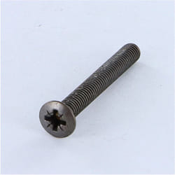 Vis métaux Tête fraisée bombée tfb Pozi M5X40 Acier brut BRONZE-1 piece