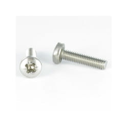 Vis métaux Tête cylindrique large Tête cylindrique bombée large tcbl Pozi 2 M4X20 Acier zingué-1 piece
