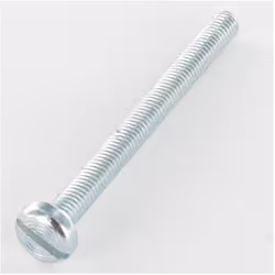 Vis métaux Tête cylindrique large TCL Fendue M6X70 Acier zingué Autre références : 3617500172662 0140115 3663072036543