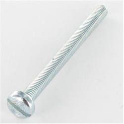 Vis métaux Tête cylindrique large tcl Fendue M6X90 Acier zingué-1 piece