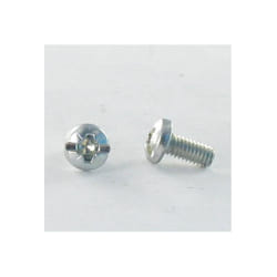 Vis métaux Tête cylindrique large Tête cylindrique bombée large tcbl Pozi et fendu M4X30 Acier brut-1 piece