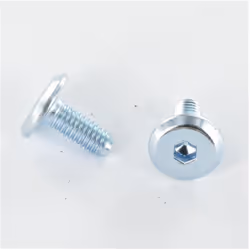 Vis métaux tête plate Clé de 4 HC4 M6X20 Acier zingué Autre références : 3617500090010 VTPHCM6X20Z PR1311 VI424060201 VIS669  ...