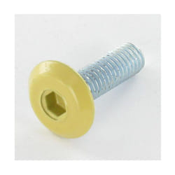 Vis Express - Vis métaux tête plate Clé de 4 HC4 M6X20 Acier zingué blanc Tête RAL1002-1 piece