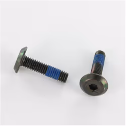 Vis métaux tête plate Clé de 4 HC4 M6X35 Frein filet Tuflok Acier zingué noir Autre références : 3663072037465 Q VIS108 Y1K03 ...