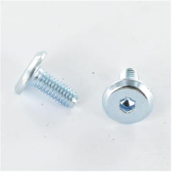 Vis Express - Vis métaux tête plate Clé de 4 HC4 M6X55 Acier zingué-1 piece