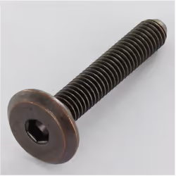 Vis métaux tête plate Clé de 4 HC4 M6X80 Acier brut BRONZE Autre références : 562A006080B 90030591 VSMX6 80B