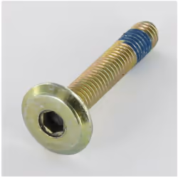 Vis métaux tête plate Clé de 4 HC4 M7X35 Pas de 150 Bichromaté Frein filet Autre références : 3663072037779