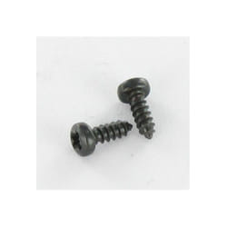 Vis tôle Tête cylindrique large tcl Pozi 4.2X13 Acier zingué noir-1 pièce