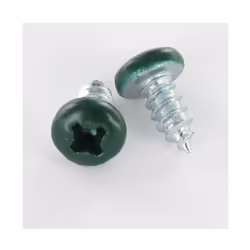 VIS TOLE TETE CYLINDRIQUE BOMBEE LARGE POZI 4.2X16 ACIER ZING BLANC RAL6005/VERT MOUSSE AUTRES REFERENCES : 3663072054059