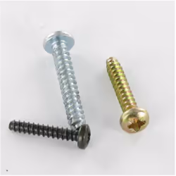 Vis tôle Tête cylindrique large Tête cylindrique bombée large TCBL Pozi 3.5X6.5 Acier zingué blanc Sans pointe Autre référenc ...