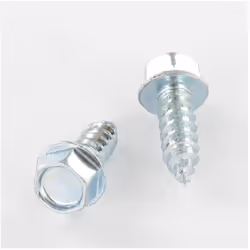 Vis tôle Tête hexagonale TH Embase collerette 4.2X9.5 Acier zingué blanc Autre références : 3663072055124 506607 VV08095MHZ V ...