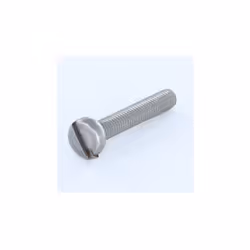 Vis métaux Tête cylindrique TC Fendue M2.5X16 Acier brut Autre références : 3663072060388