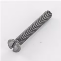Vis métaux Tête fraisée bombée TFB Fendue M1.6X3 Acier brut Autre références : 3663072067202