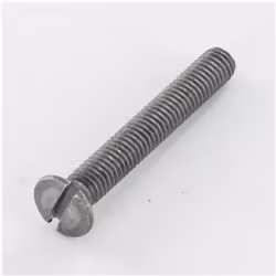 Vis métaux Tête fraisée bombée TFB Fendue M2.5X8 Acier brut Autre références : 3663072072428